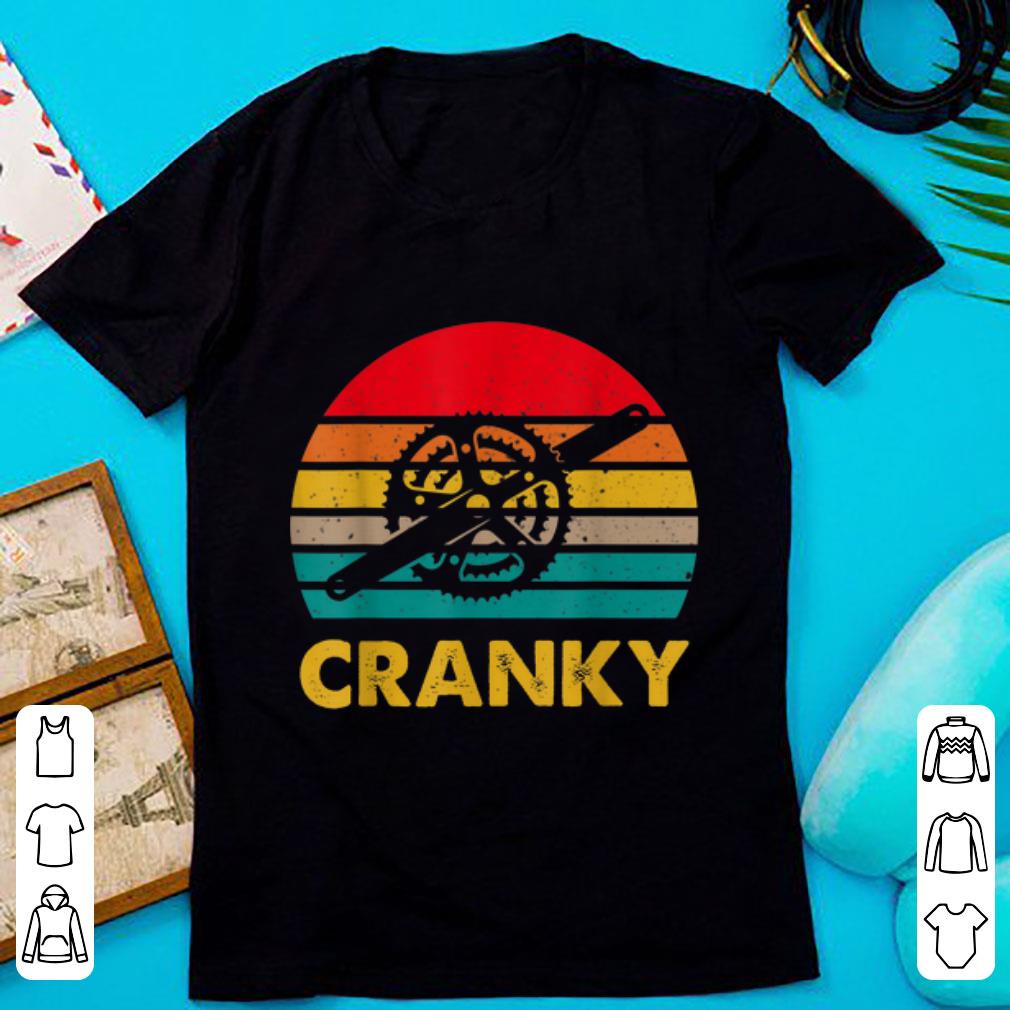 Premium Retro Vintage Bicycle Cranky Cycling Lovers shirt 1 - Premium Retro Vintage Bicycle Cranky Cycling Lovers shirt