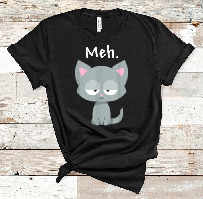 Premium Sarcastic Funny Angry Cat Meh Halloween Costume shirt 1 - Premium Sarcastic Funny Angry Cat Meh Halloween Costume shirt