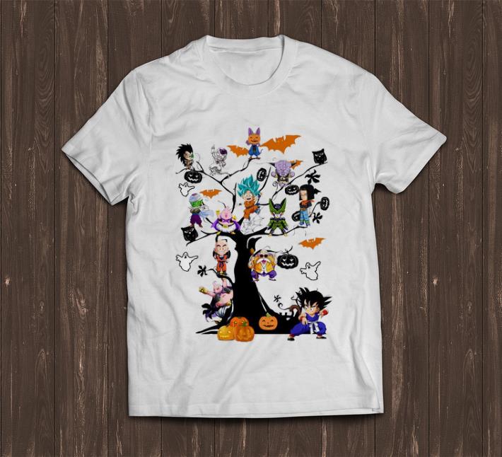 Premium Son Goku Dragon Ball Character On The Halloween Tree shirt 1 - Premium Son Goku - Dragon Ball Character On The Halloween Tree shirt
