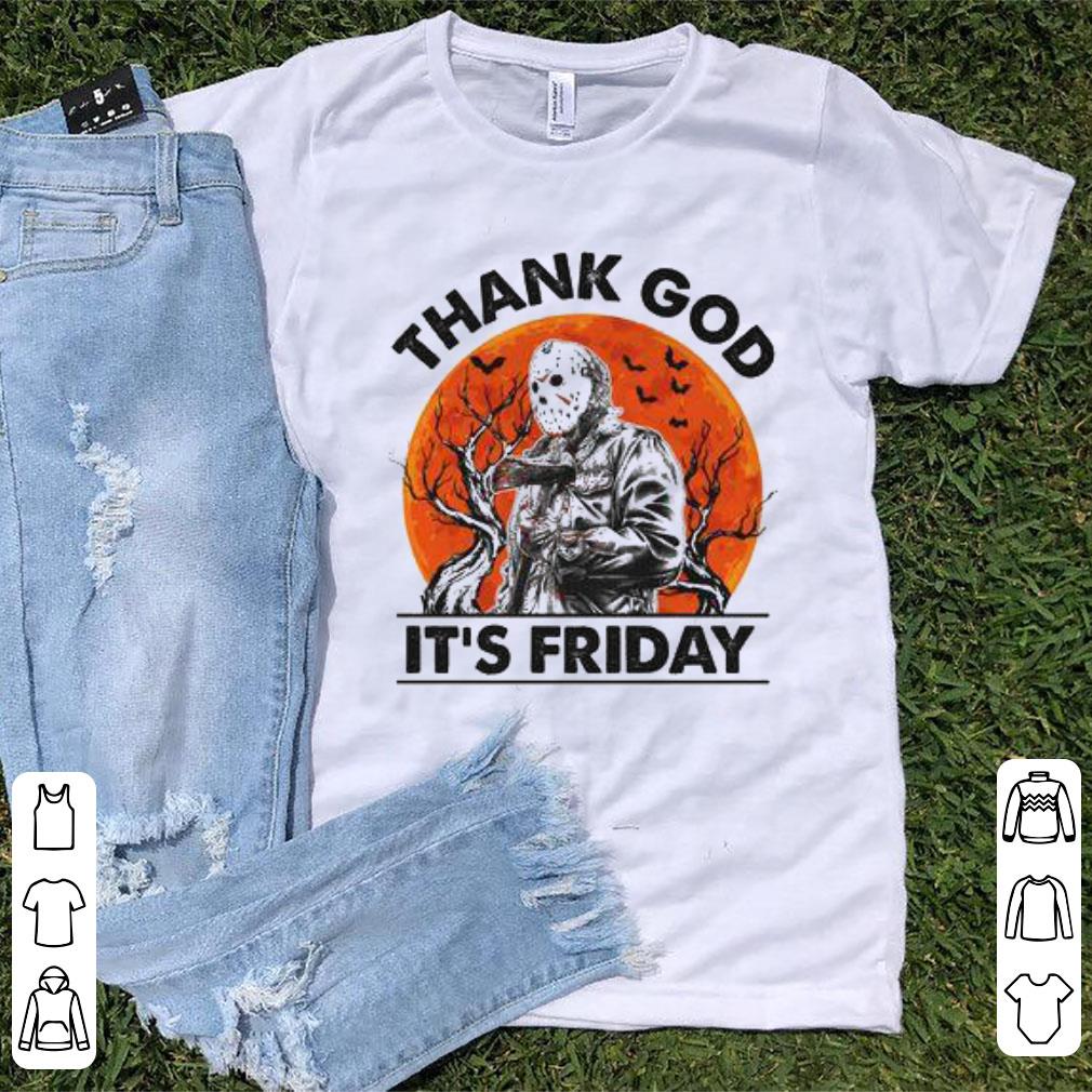 Premium Thank God It s Friday Jason Voorhees shirt 1 - Premium Thank God It's Friday Jason Voorhees shirt