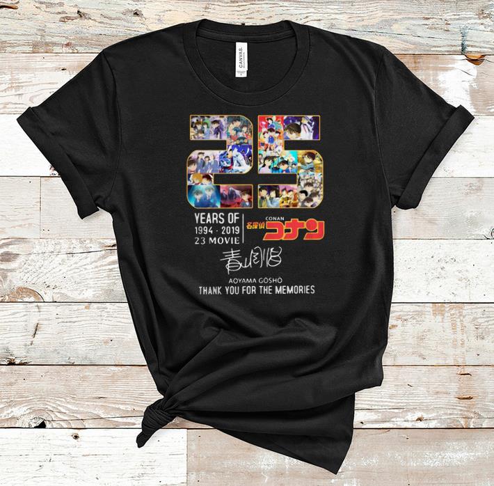 Premium Thank You For The Memories 25 Years Of Detective Conan 1994 2019 shirt 1 - Premium Thank You For The Memories 25 Years Of Detective Conan 1994-2019 shirt
