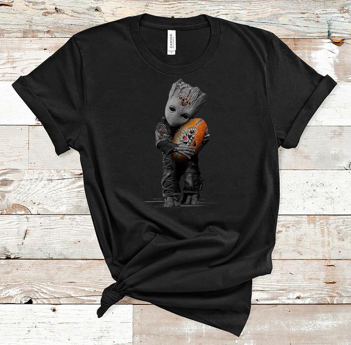 Premium Wests Tigers Baby Groot Papel De Parede shirt 1 - Premium Wests Tigers Baby Groot Papel De Parede shirt