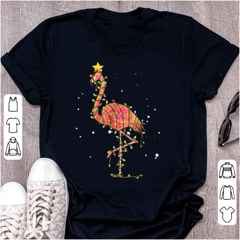 Pretty Flamingo Christmas Lights shirt 1 - Pretty Flamingo Christmas Lights shirt