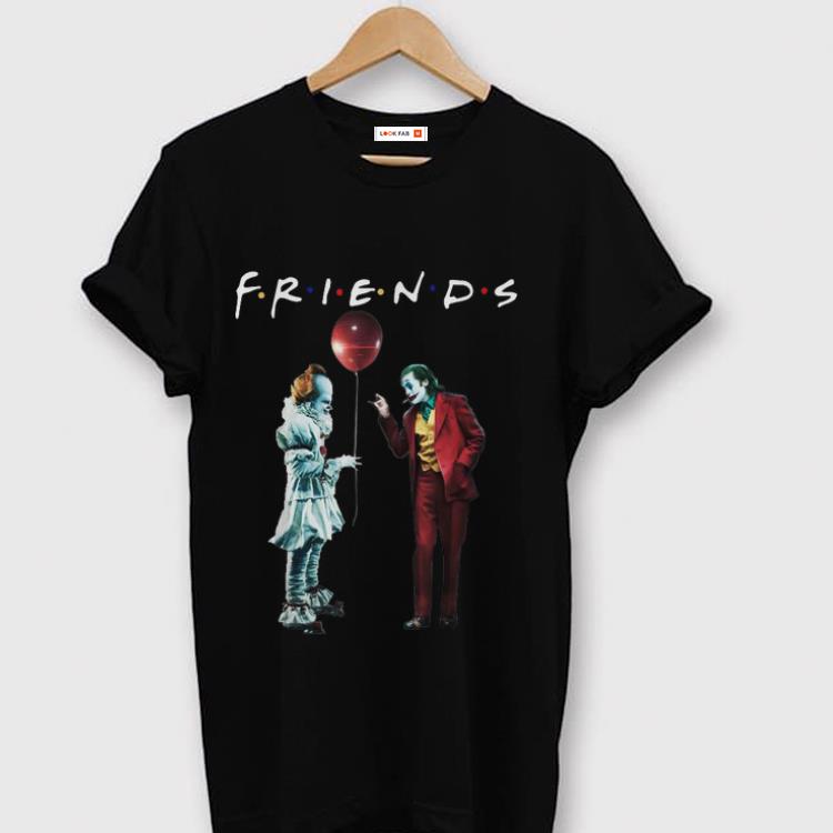 Pretty Friends Pennywise With Joker shirt 1 - Pretty Friends Pennywise With Joker shirt