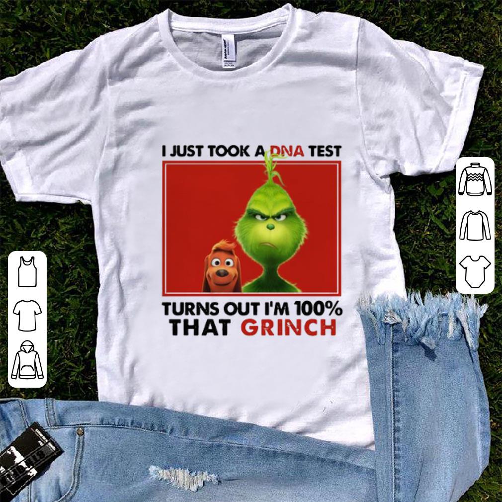 Pretty I Just Took A DNA Test Turns Out I m 100 That Grinch shirt 1 - Pretty I Just Took A DNA Test Turns Out I’m 100% That Grinch shirt