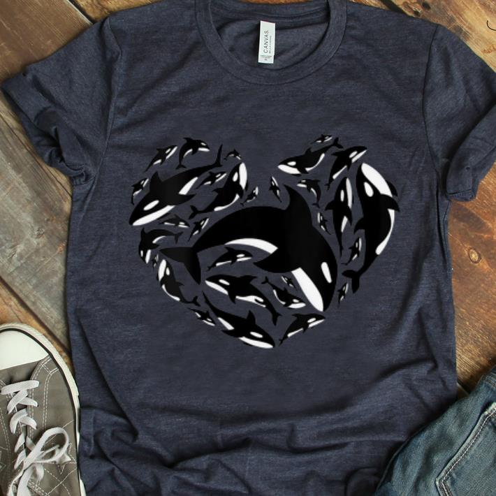 Pretty Whale Heart Love Orca Killer Whale shirt 1 - Pretty Whale Heart Love Orca Killer Whale shirt