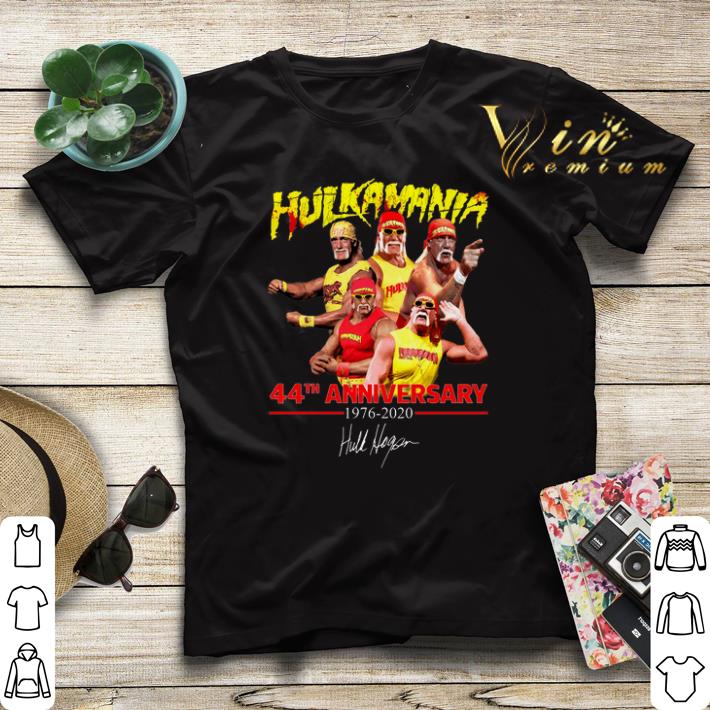 Signature Hulk Hogan Hulkamania 44th Anniversary 1976 2020 shirt 4 - Signature Hulk Hogan Hulkamania 44th Anniversary 1976-2020 shirt
