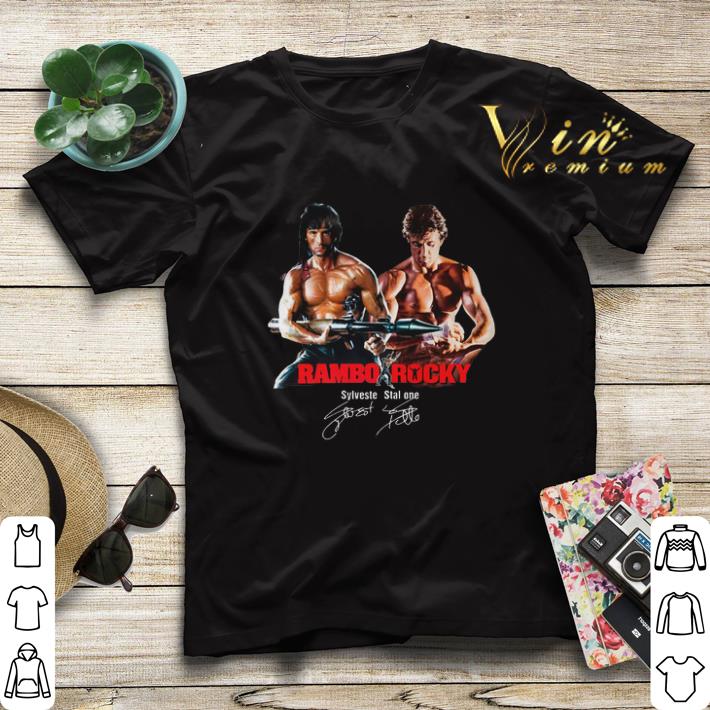 Signature Rambo Rocky Sylvester Stallone shirt Signature Rambo Rocky Sylvester Stallone shirt 4 - Signature Rambo Rocky Sylvester Stallone shirt