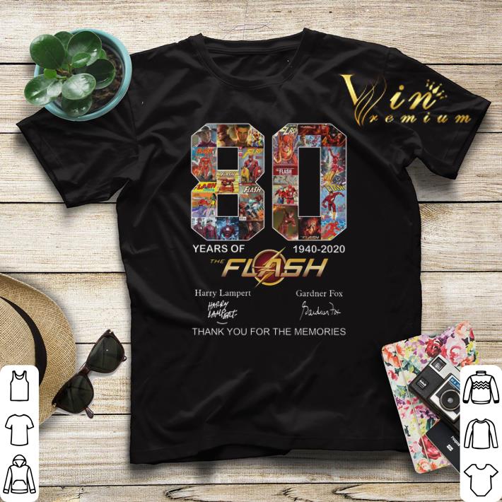 Thank you for the memories 80 years of The Flash 1940-2020 shirt Thank you for the memories 80 years of The Flash 1940 2020 shirt 4 - Thank you for the memories 80 years of The Flash 1940-2020 shirt