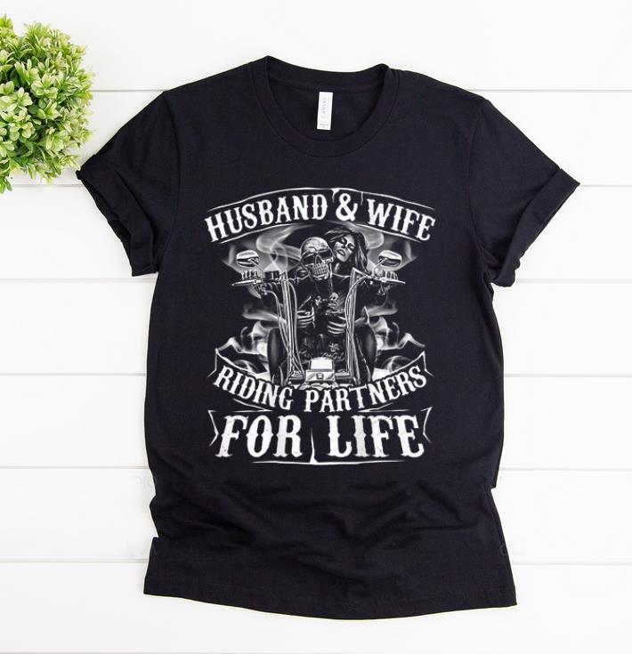 Top Biker Husband And Wife Riding Partner For Life shirt 1 - Top Biker - Husband And Wife Riding Partner For Life shirt