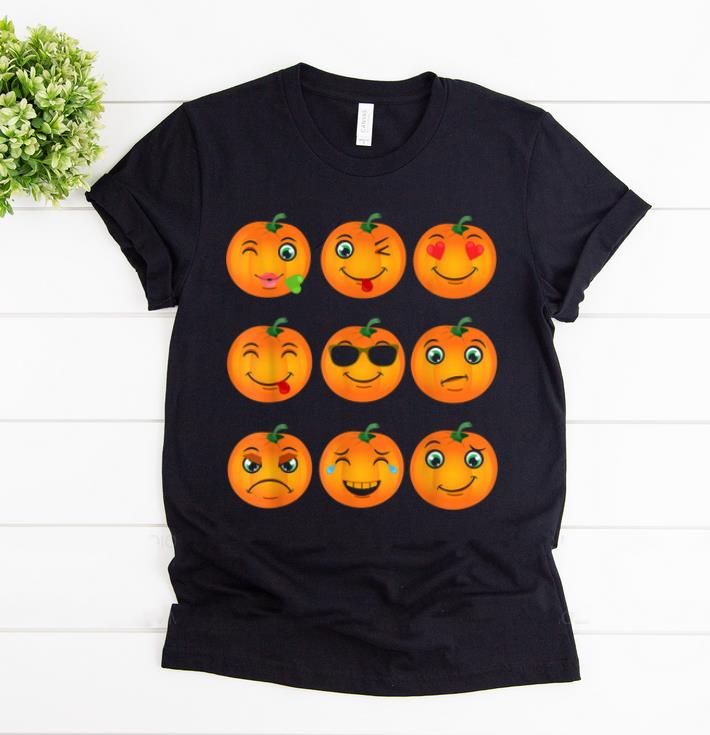 Top Halloween Pumpkin Emoticon Cute Funny Costume shirt 1 - Top Halloween Pumpkin Emoticon Cute Funny Costume shirt