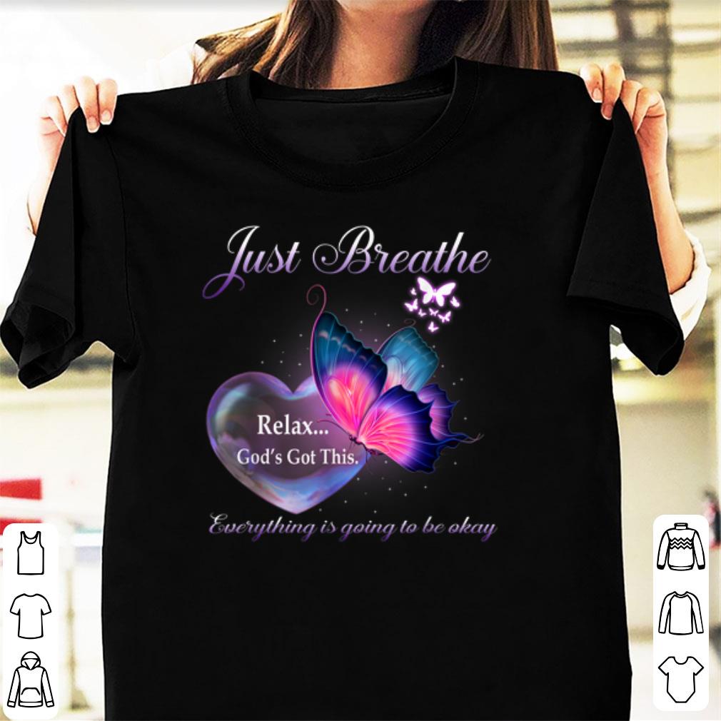 Top Just Breathe Everything Is Going To Be Okay shirt 1 - Top Just Breathe Everything Is Going To Be Okay shirt