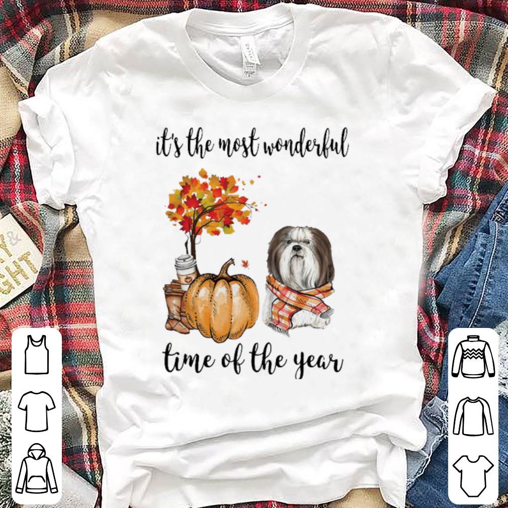 Top Lhasa Apso It s The Most Wonderful Time Of The Year Autumn shirt 1 - Top Lhasa Apso It’s The Most Wonderful Time Of The Year Autumn shirt