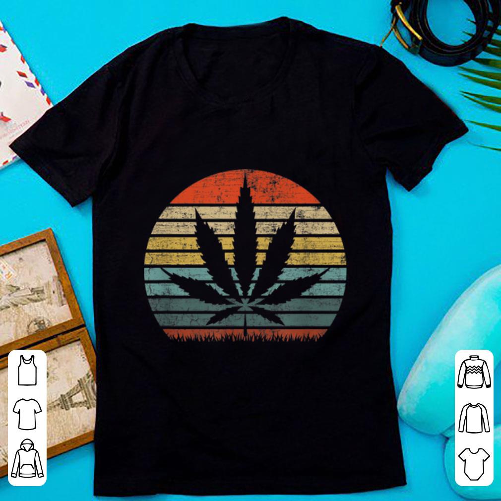 Top Novelty Marijuana Weed Vintage Sun Cannabis Leaf shirt 1 - Top Novelty Marijuana Weed Vintage Sun Cannabis Leaf shirt