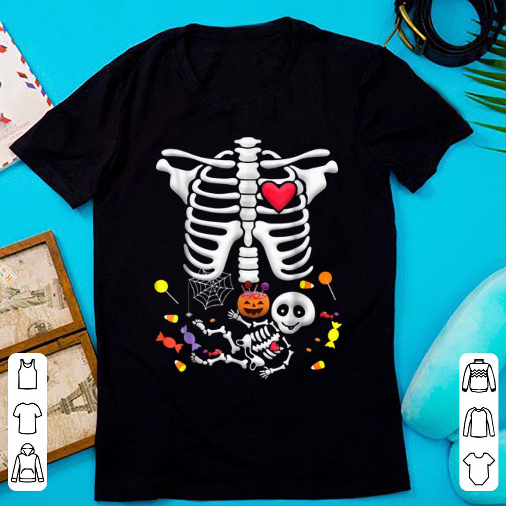Top Pregnant Skeleton Candy Halloween shirt 1 - Top Pregnant Skeleton Candy Halloween shirt