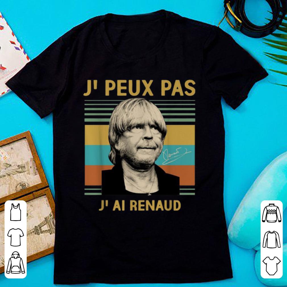 Top Vintage Rick Wakeman J peux Pas J ai Renaud Signature shirt 1 - Top Vintage Rick Wakeman J'peux Pas J'ai Renaud Signature shirt
