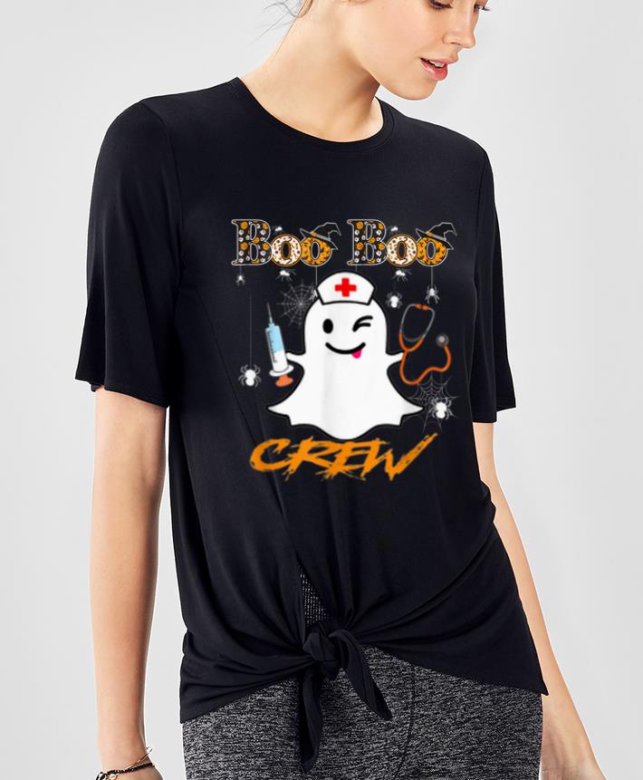 Awesome Boo Boo Crew Ghost Nurse Costume Halloween shirt 4 - Awesome Boo Boo Crew Ghost Nurse Costume Halloween shirt