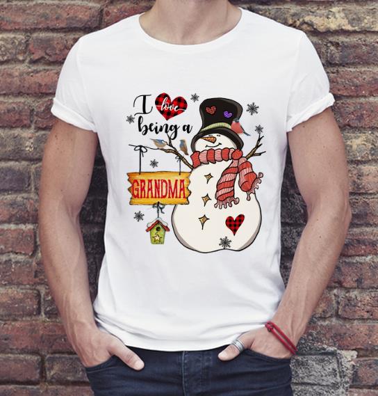 Awesome Christmas I Love Being A Grandma Snowman shirt 4 1 - Awesome Christmas I Love Being A Grandma Snowman shirt