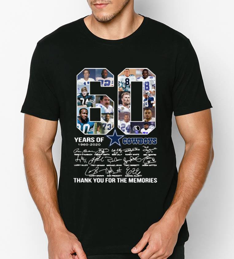 Awesome Dallas Cowboys 60 Years 1960 2020 Signatures shirt 4 - Awesome Dallas Cowboys 60 Years 1960-2020 Signatures shirt