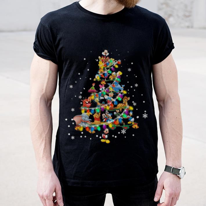 Awesome Disney Characters Christmas Tree shirt 4 - Awesome Disney Characters Christmas Tree shirt