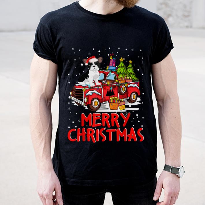Awesome French Bulldog Rides Red Truck Merry Christmas Pajama Funny shirt 4 - Awesome French Bulldog Rides Red Truck Merry Christmas Pajama Funny shirt
