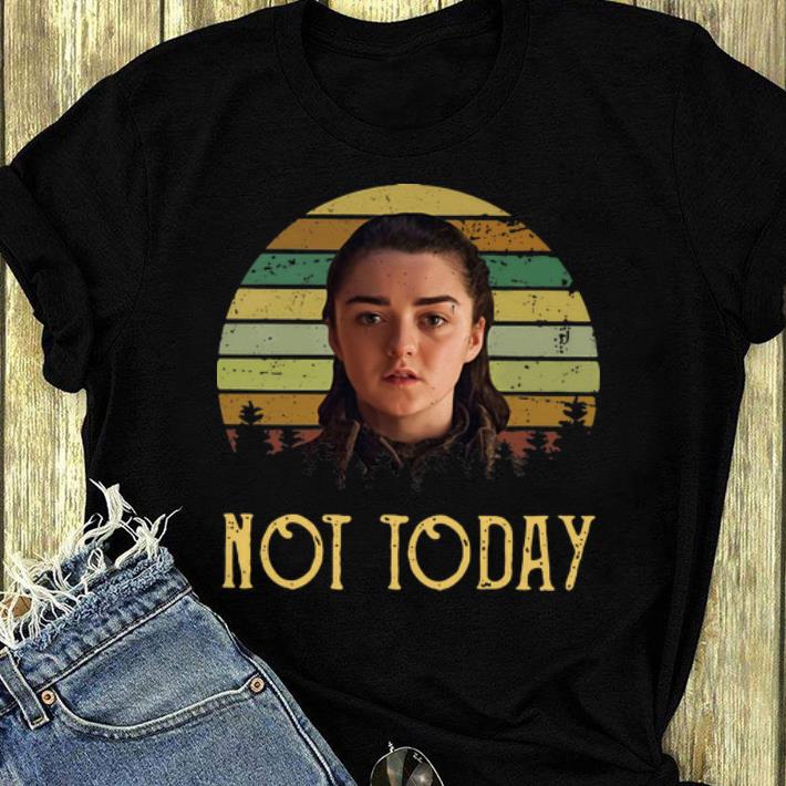Awesome Game of Thrones Arya Stark Sunset Not Today shirt 4 - Awesome Game of Thrones Arya Stark Sunset Not Today shirt