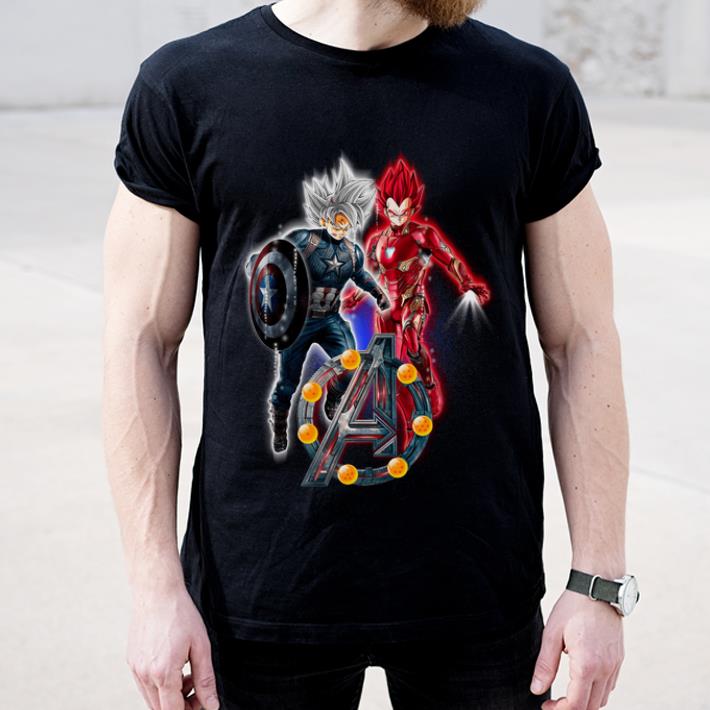 Awesome Goku Ultra Instinct and Vegeta Super Saiyan God Avengers Endgame shirt 4 - Awesome Goku Ultra Instinct and Vegeta Super Saiyan God Avengers Endgame shirt