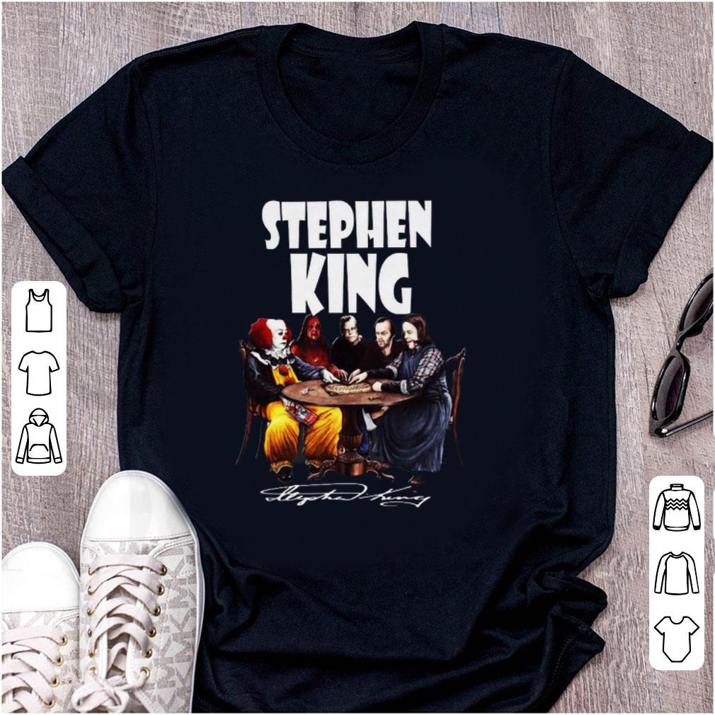 Awesome Horror Character Signature Stephen King shirt 1 - Awesome Horror Character Signature Stephen King shirt