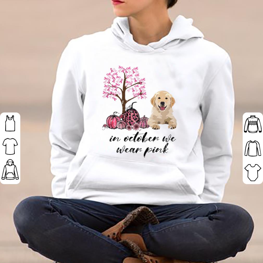 Awesome In October We Wear Pink Breast Cancer Awareness Dog Lover shirt 4 - Awesome In October We Wear Pink Breast Cancer Awareness Dog Lover shirt