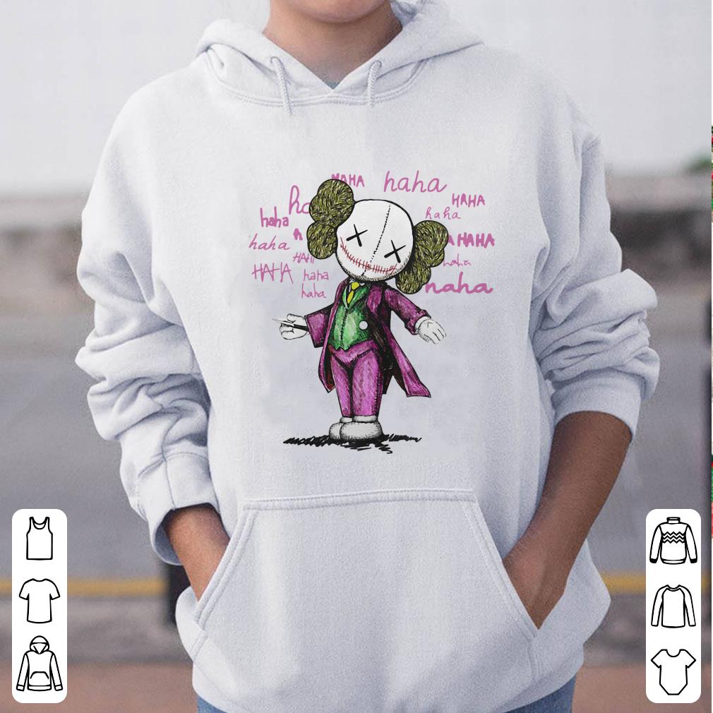 Awesome Kaws And Joker Haha shirt 4 - Awesome Kaws And Joker Haha shirt