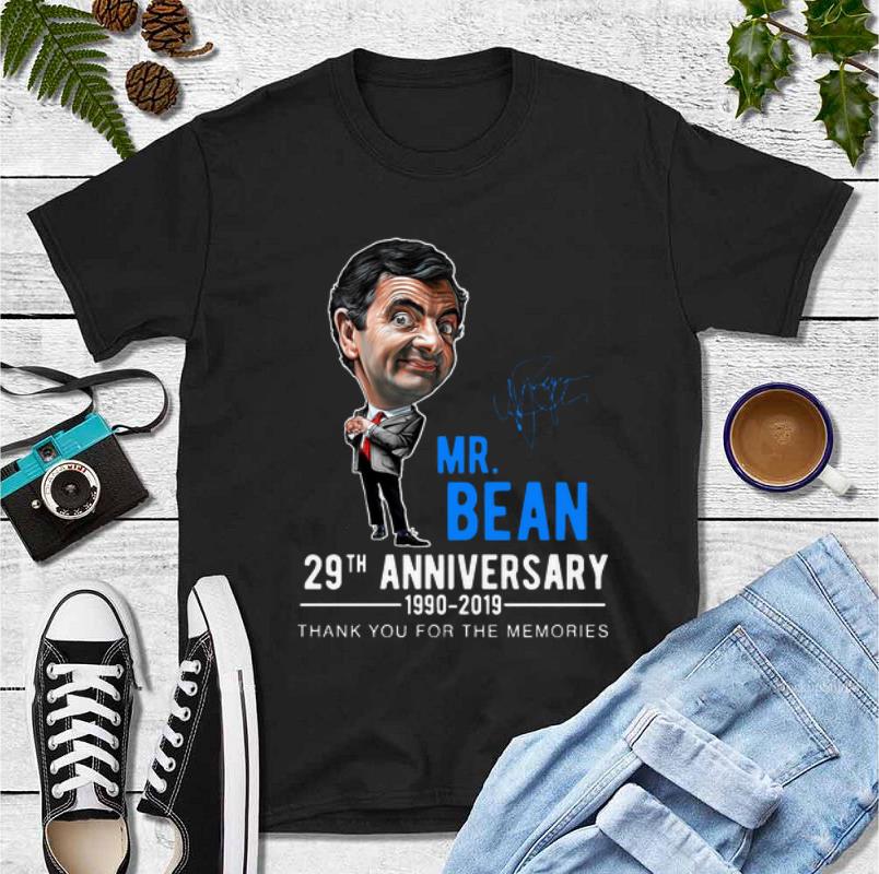 Awesome Mr Bean Anniversary 29th 1990 2019 Thank You For The Memories shirt 4 - Awesome Mr Bean Anniversary 29th 1990-2019 Thank You For The Memories shirt