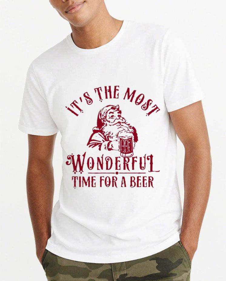 Awesome Santa Claus It s The Most Wonderful Time For A Beer shirt 4 - Awesome Santa Claus It’s The Most Wonderful Time For A Beer shirt