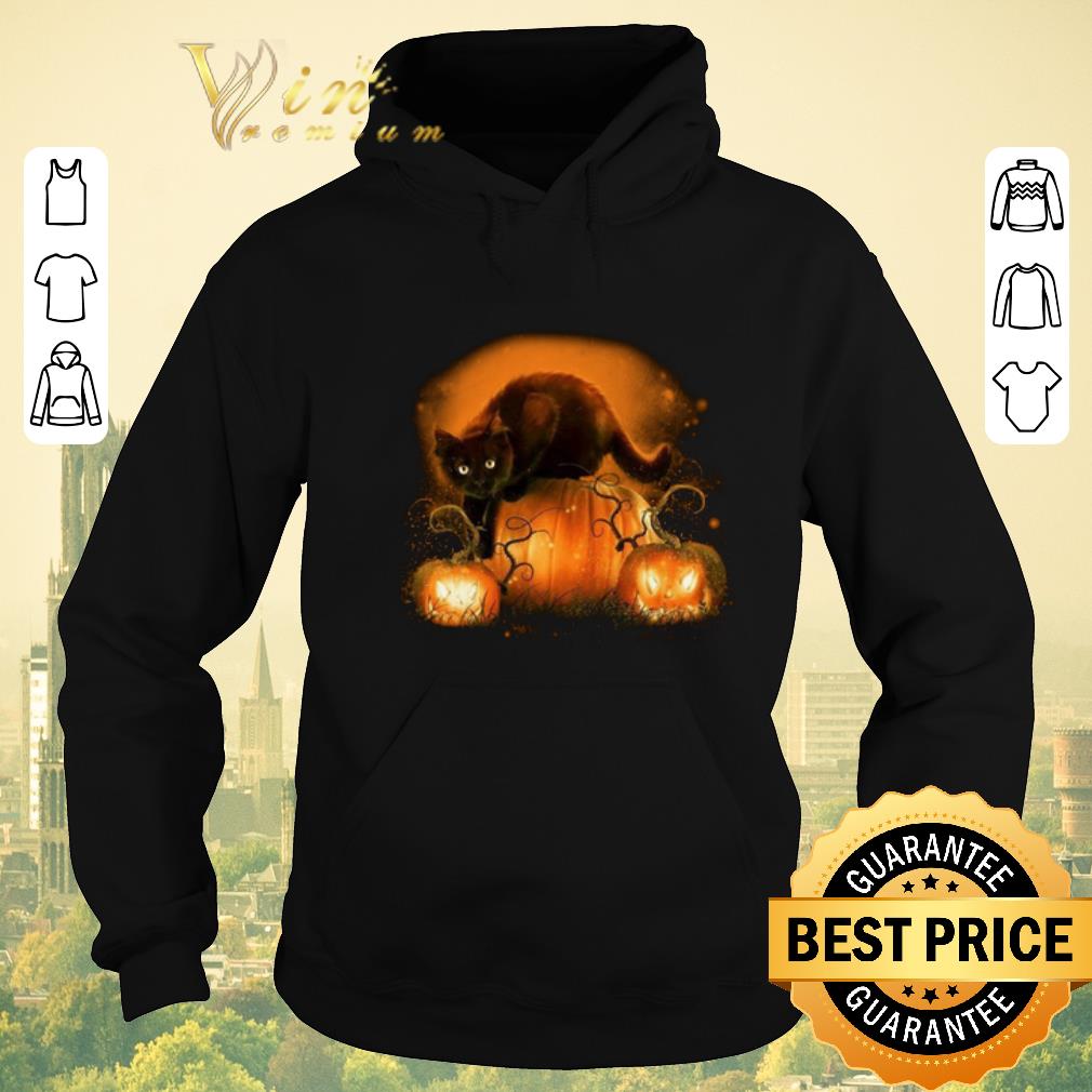 Funny Halloween Black cat pumpkins shirt 4 1 - Funny Halloween Black cat pumpkins shirt
