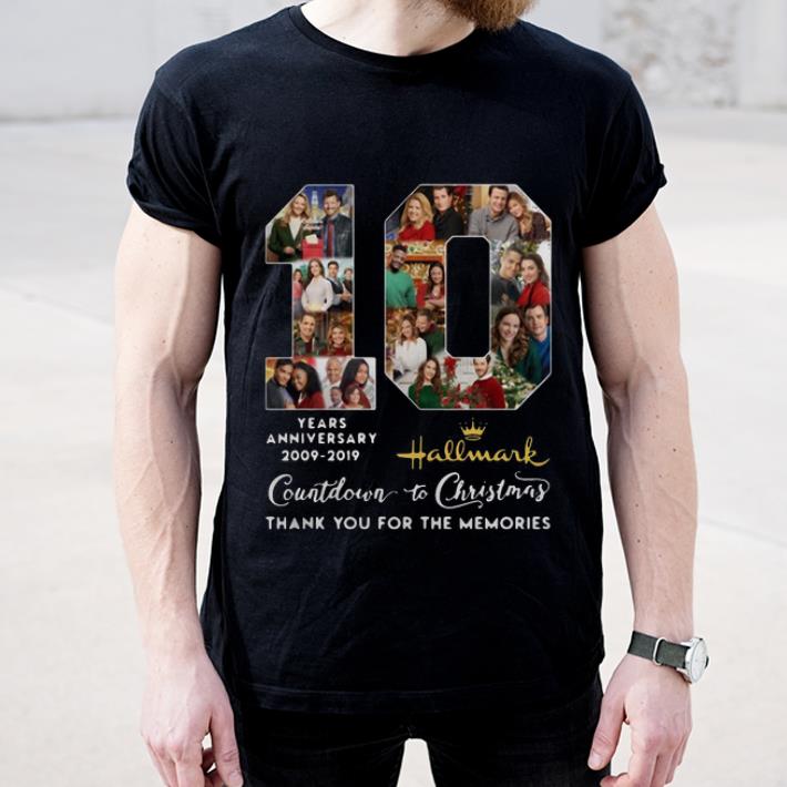 Hot 10 Years Anniversary 2009 2019 Hallmark Countdown To Christmas Thank You For The Memories shirt 4 - Hot 10 Years Anniversary 2009-2019 Hallmark Countdown To Christmas Thank You For The Memories shirt
