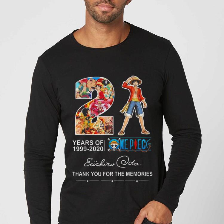 Hot 21 Years Of One Piece 1999 2019 Thank You For The Memories shirt 4 - Hot 21 Years Of One Piece 1999-2019 Thank You For The Memories shirt