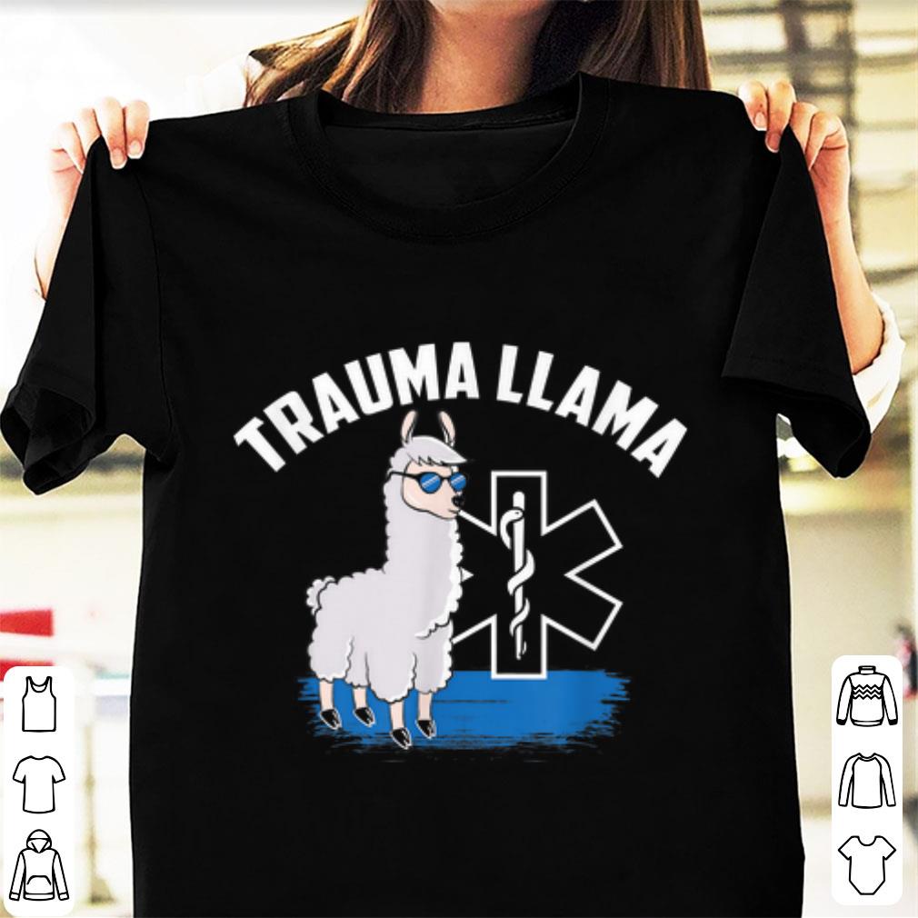 Hot EMT Trauma Llama Apparel shirt 1 - Hot EMT Trauma Llama Apparel shirt