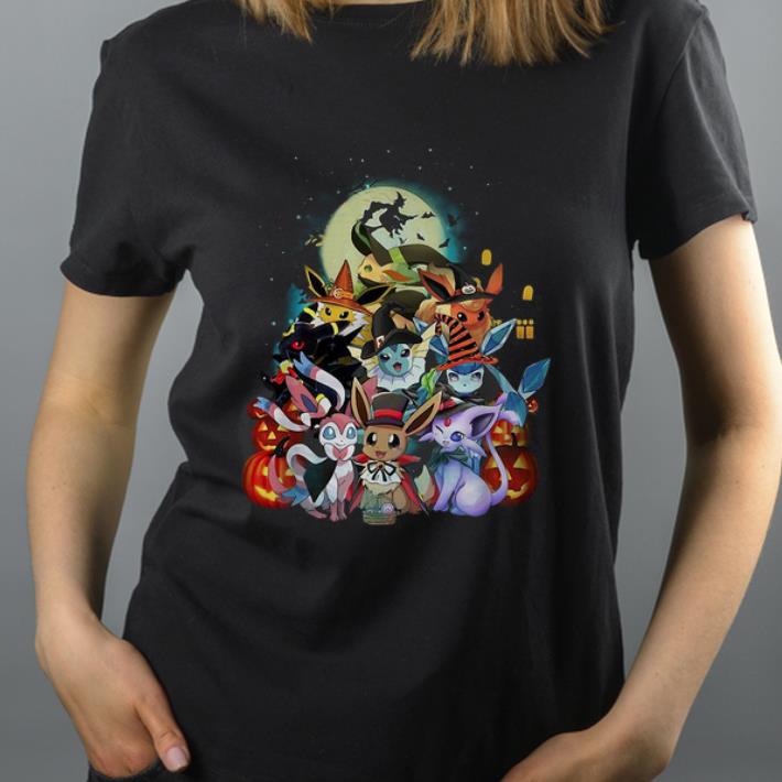 Hot Halloween Pokemon Eevee Witch shirt 4 - Hot Halloween Pokemon Eevee Witch shirt