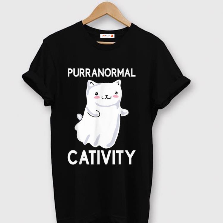 Hot Purranormal Cativity Ghost Halloween Cat Lovers shirt 1 - Hot Purranormal Cativity Ghost Halloween Cat Lovers shirt