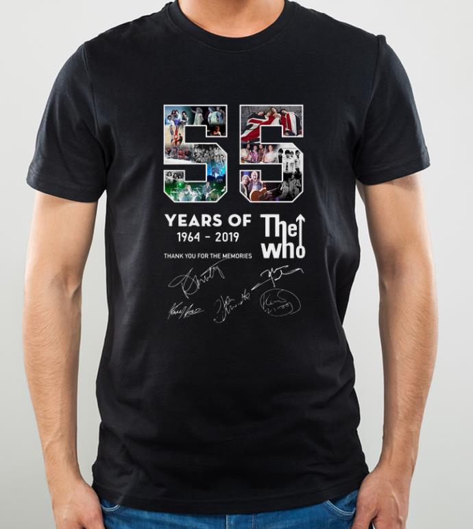Hot The Who 55 Years 1964 2019 Thank You For The Memories shirt 4 - Hot The Who 55 Years 1964 2019 Thank You For The Memories shirt