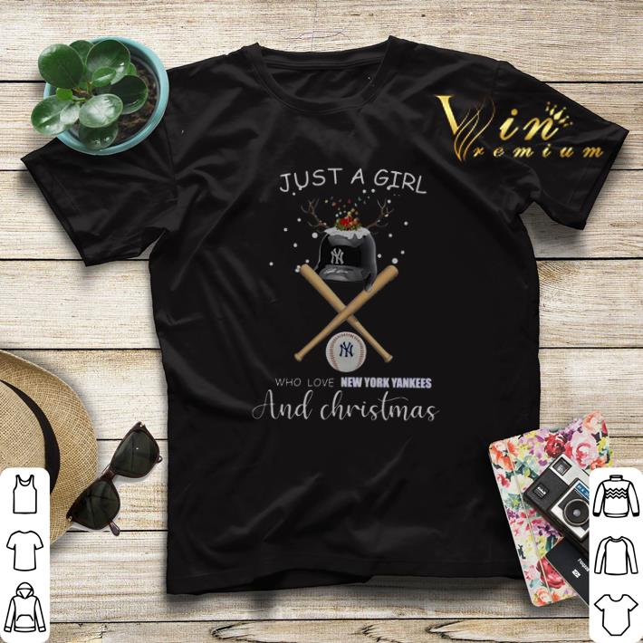 Just a girl who loves New York Yankees and Christmas shirt sweater Just a girl who loves New York Yankees and Christmas shirt sweater 4 - Just a girl who loves New York Yankees and Christmas shirt sweater