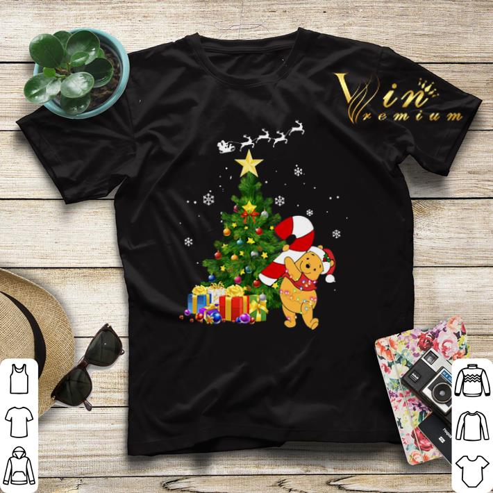Merry Christmas tree 2019 Pooh Santa shirt 4 - Merry Christmas tree 2019 Pooh Santa shirt