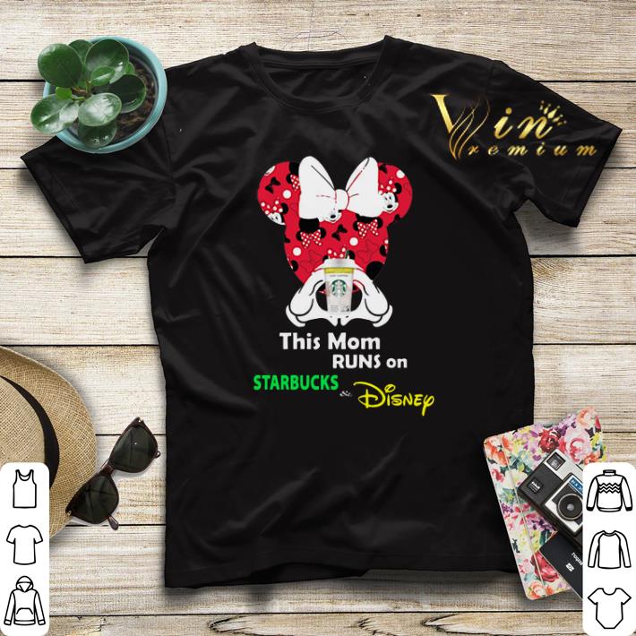 Mickey and Minnie mouse this mom runs on Starbucks and Disney shirt sweater 4 - Mickey and Minnie mouse this mom runs on Starbucks and Disney shirt sweater