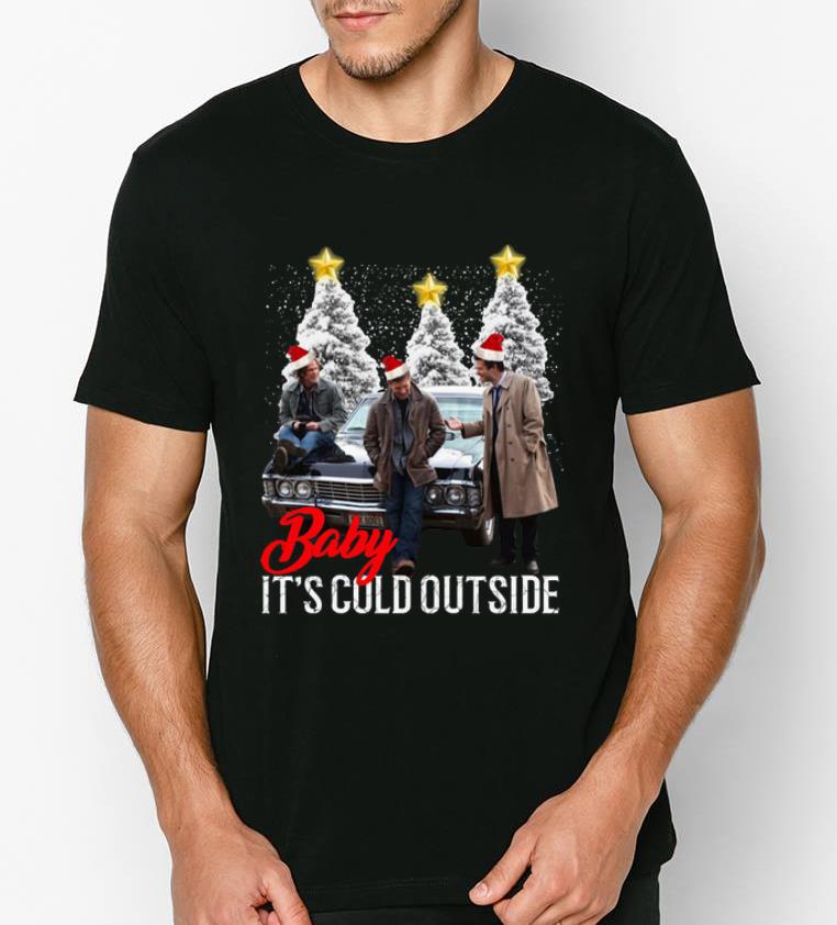 Nice Baby It s Cold Outside Christmas Supernatural shirt 4 - Nice Baby It's Cold Outside Christmas Supernatural shirt