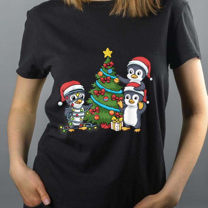 Nice Christmas Penguin Christmas Tree Lights shirt 4 - Nice Christmas Penguin Christmas Tree Lights shirt