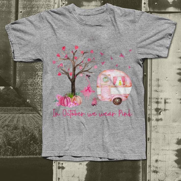 Nice Flamingo In October We Wear Pink Breast Cancer Awareness shirt 4 - Nice Flamingo In October We Wear Pink Breast Cancer Awareness shirt