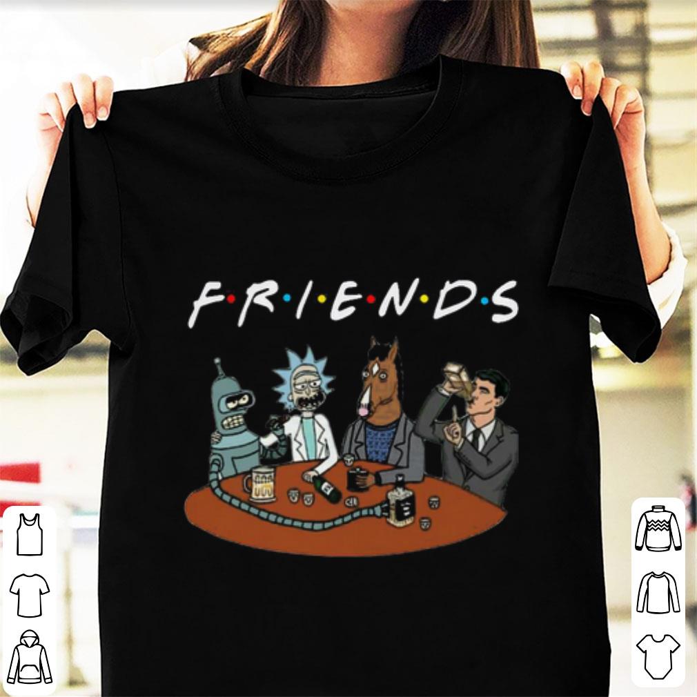 Nice Friends Rick Sanchez Drinking Buddies shirt 1 - Nice Friends Rick Sanchez Drinking Buddies shirt