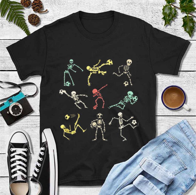 Nice Halloween Skeleton Playing Soccer Football shirt 4 - Nice Halloween Skeleton Playing Soccer Football shirt