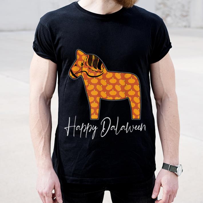 Nice Happy Dalaween Funny Swedish Dala Horse Halloween Pumpkin shirt 4 1 - Nice Happy Dalaween Funny Swedish Dala Horse Halloween Pumpkin shirt