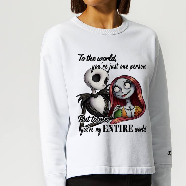 Nice Jack Skellington And Sally To Me You re My Entire World shirt 4 - Nice Jack Skellington And Sally To Me You’re My Entire World shirt