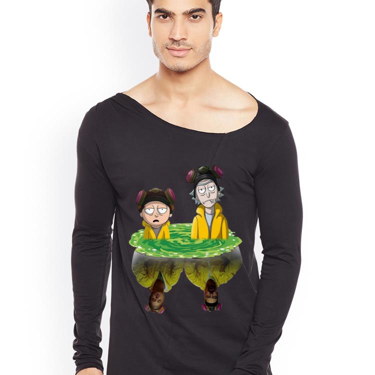 Nice Rick And Morty Breaking Bad Water Reflection shirt 4 - Nice Rick And Morty Breaking Bad Water Reflection shirt